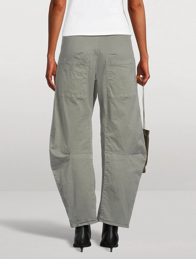 Shon Bow-Leg Trousers