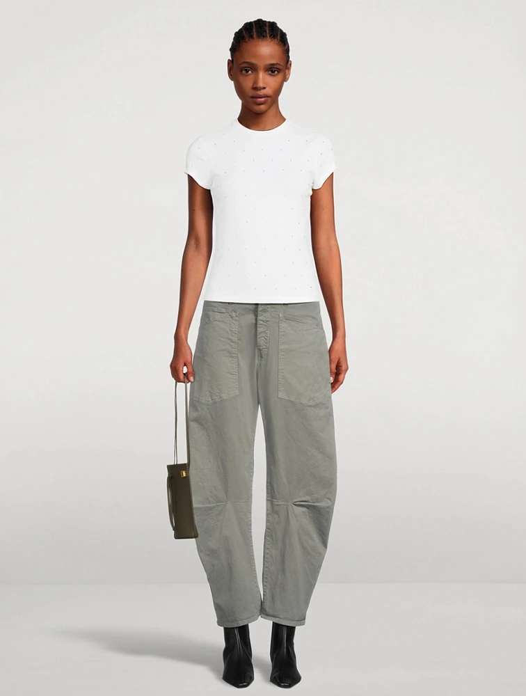 Shon Bow-Leg Trousers