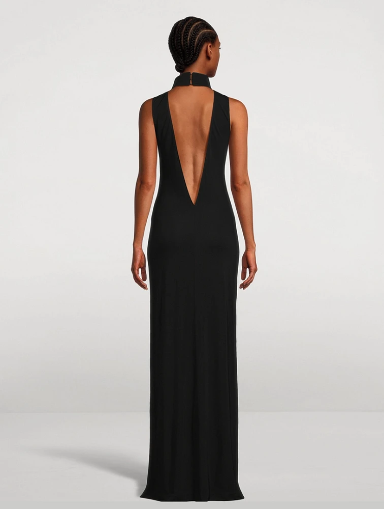 Reid Open-Back Maxi Dress