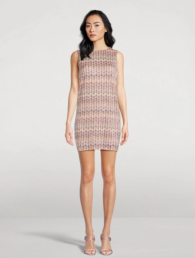 Caperdoni Sequin Mini Dress