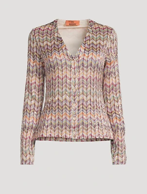 Caperdoni Sequin Cardigan