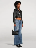 Cropped Biker Jacket