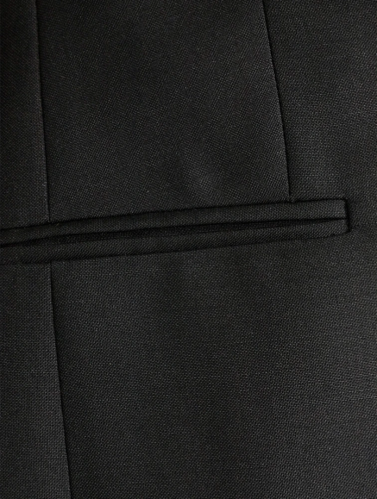 Draped-Back Tuxedo Jacket