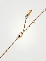 Move Classique 18K Gold Pavé Necklace With Diamonds