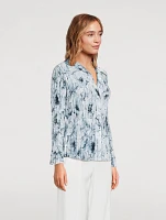 Washed Lily Pleated Shirt