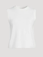 Wool-Blend Sleeveless Top