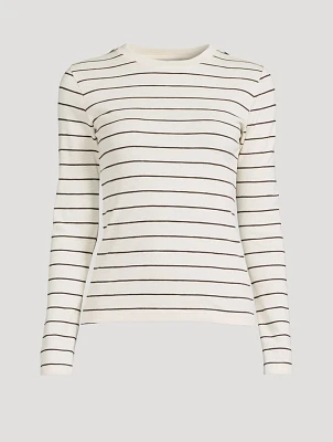 Long-Sleeve T-Shirt Stripe Print