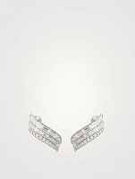 Hyperbola Crystal Wing Earrings
