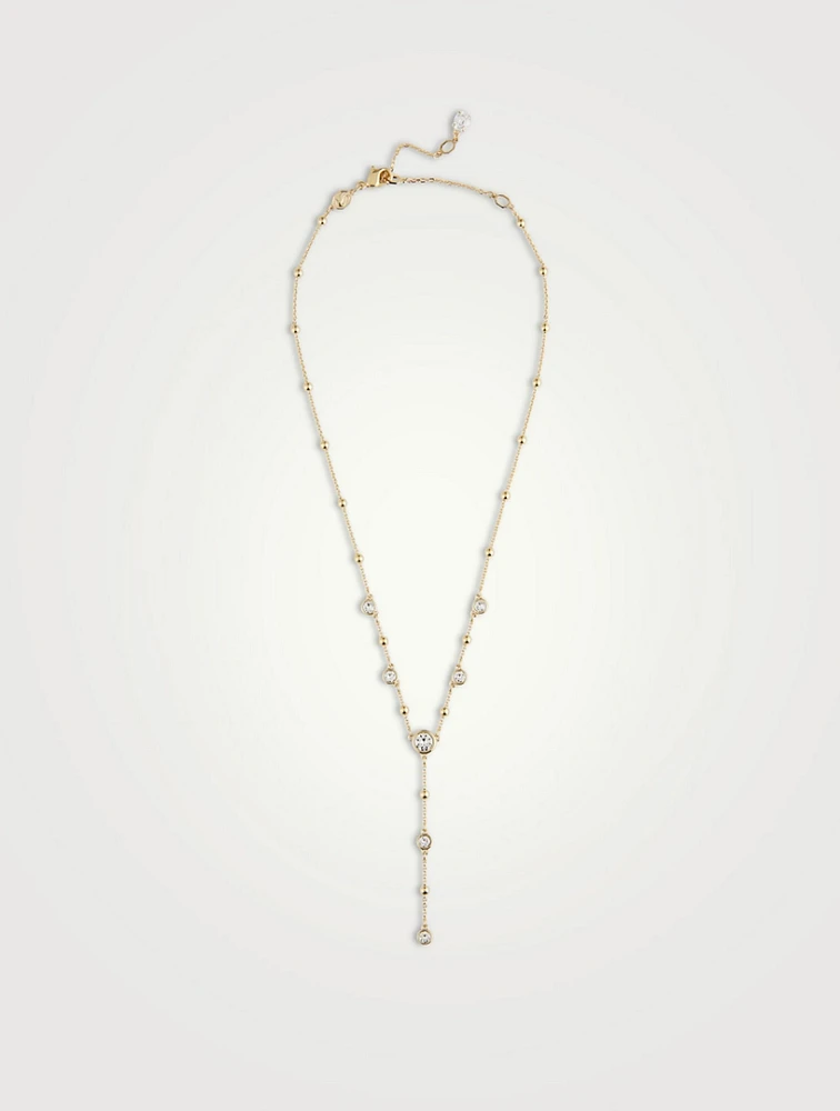 Imber Crystal Lariat Necklace