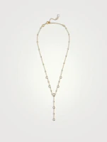 Imber Crystal Lariat Necklace