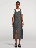 Asymmetric Denim Pinafore