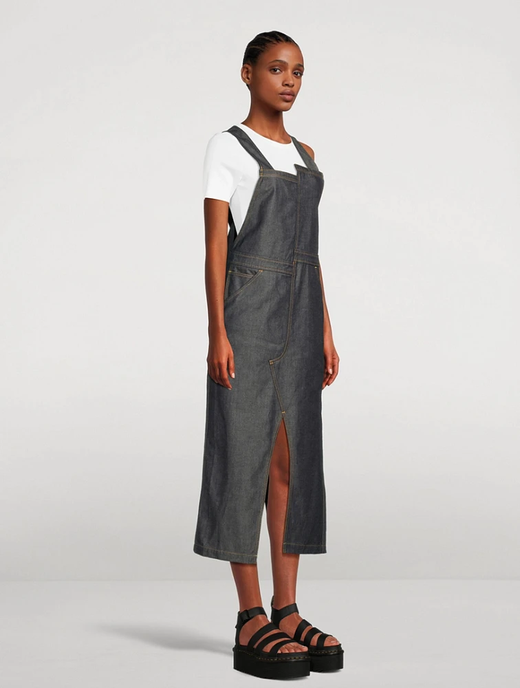 Asymmetric Denim Pinafore