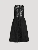 Floral-Embroidered Pinafore