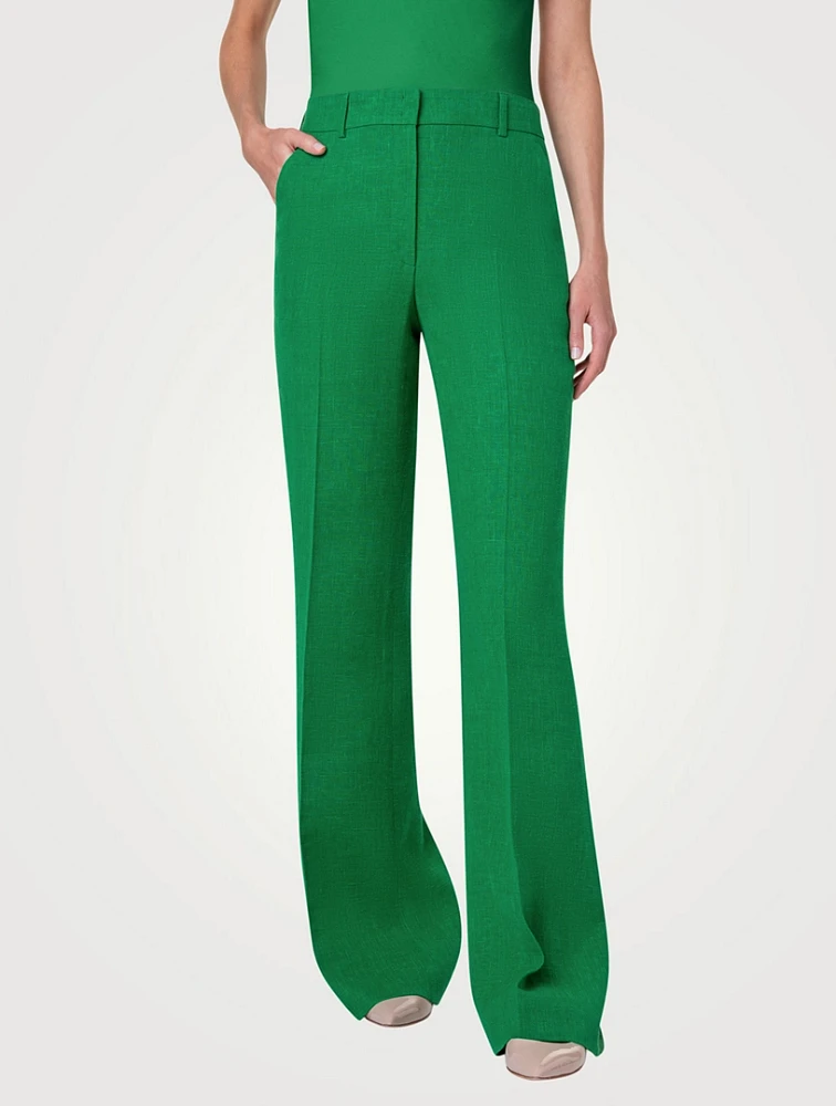 Florine Straight-Leg Trousers