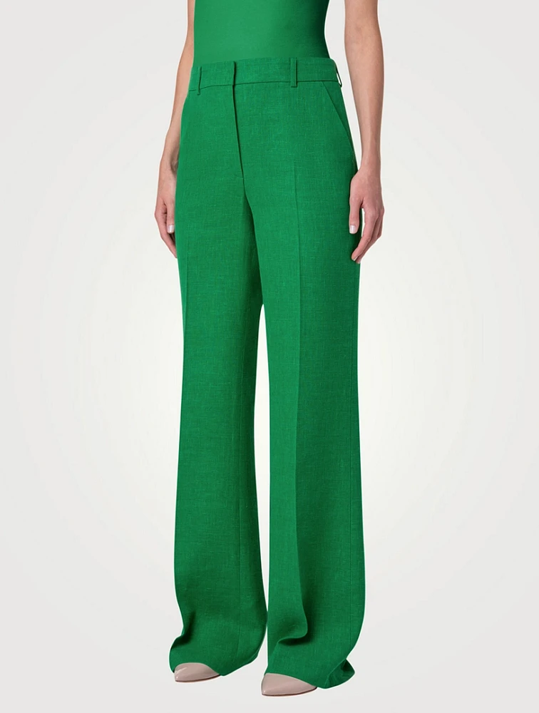 Florine Straight-Leg Trousers