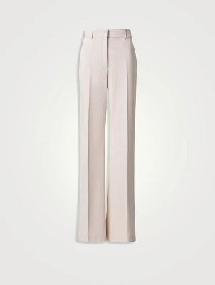 Florine Cotton Gabardine Straight-Leg Trousers