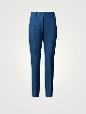 Connor Stretch-Denim Slim Trousers