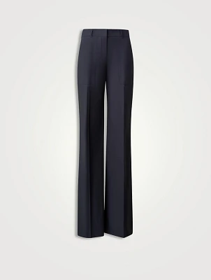 Melin Wool Wide-Leg Trousers