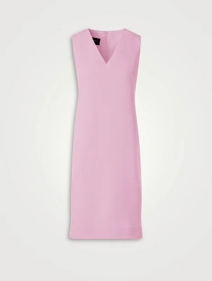 Wool Double-Face Sheath Dress