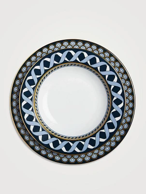 Set Of Two Soup And Dinner Plates