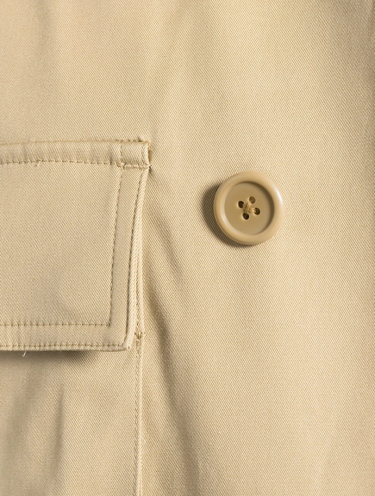 Stretch Cotton Utility Jacket