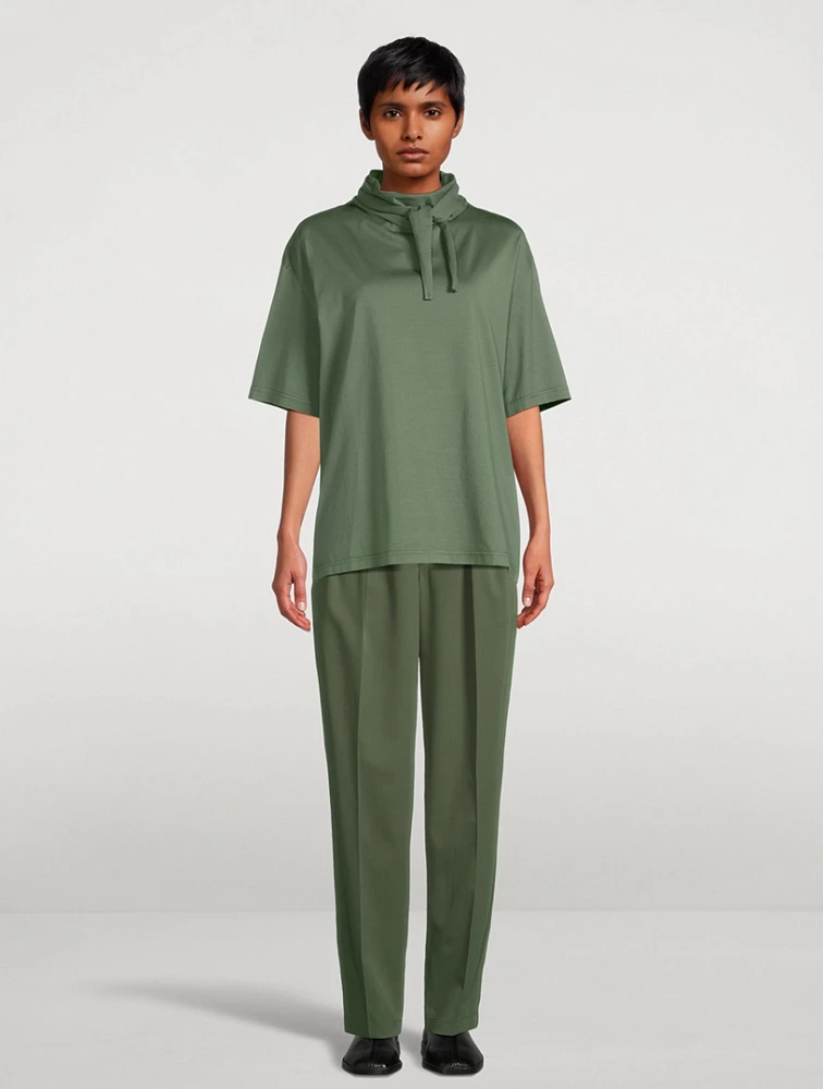 Pleated Wool Trousers