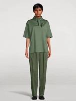 Pleated Wool Trousers