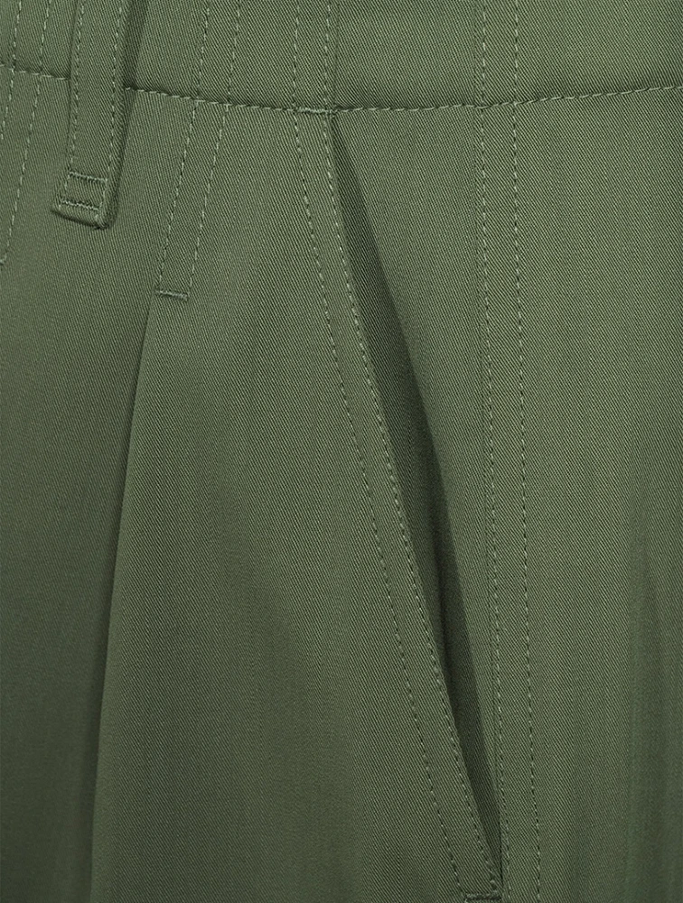 Pleated Wool Trousers