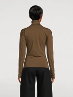 Second-Skin Turtleneck Top