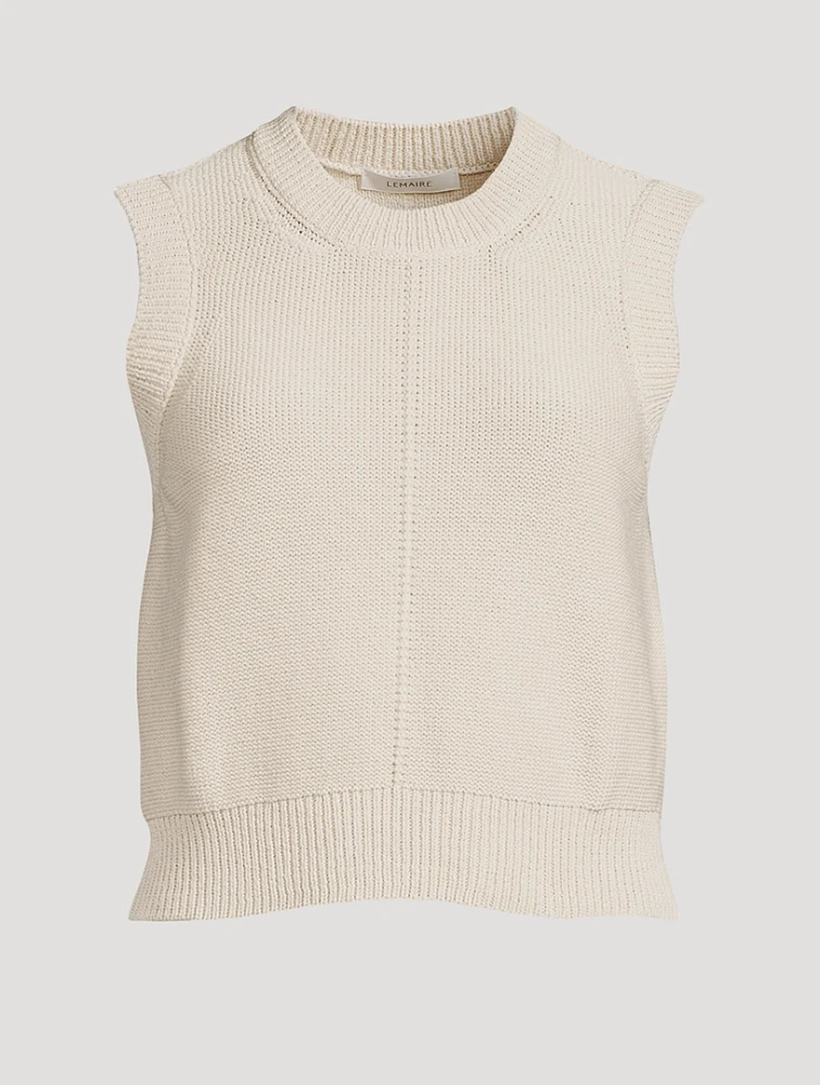 Cotton Sweater Vest