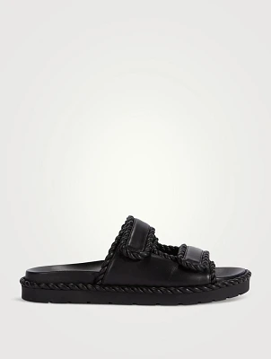 Jack Leather Slide Sandals