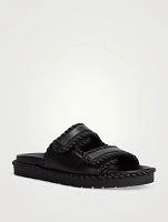 Jack Leather Slide Sandals