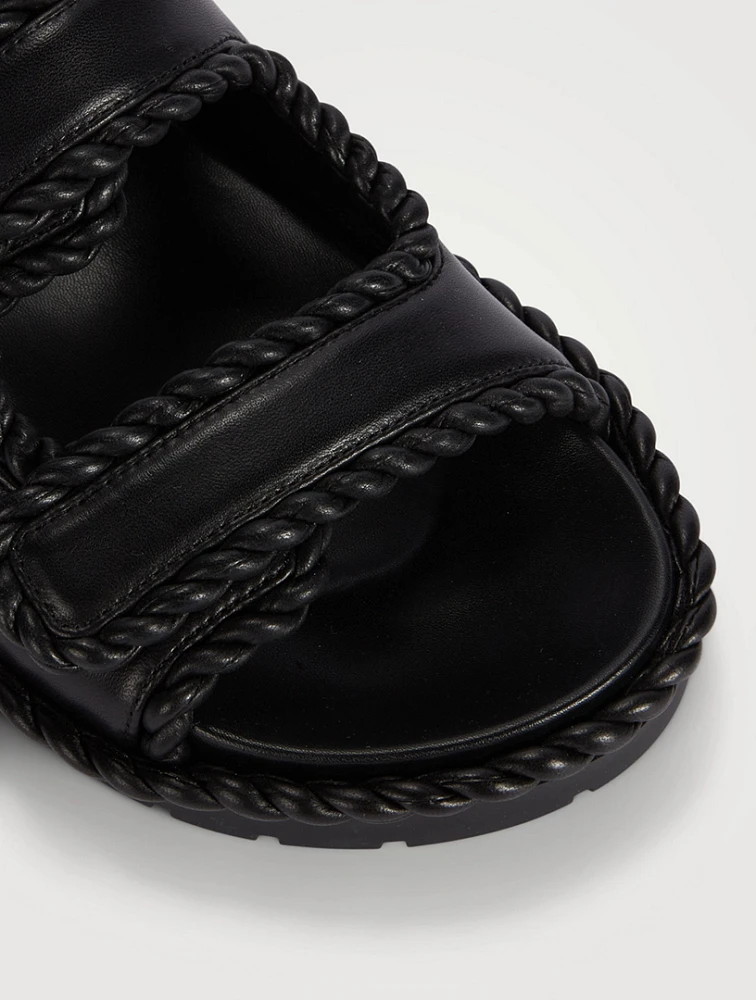 Jack Leather Slide Sandals