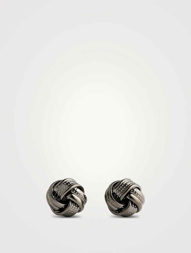 Satin Dot Knot Cufflinks