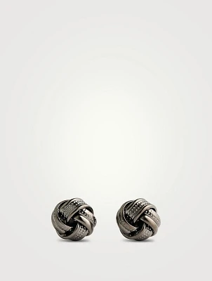 Satin Dot Knot Cufflinks