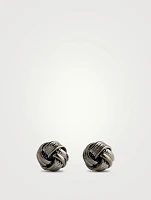 Satin Dot Knot Cufflinks