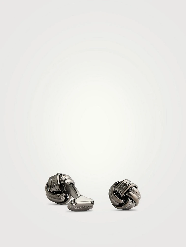 Satin Dot Knot Cufflinks