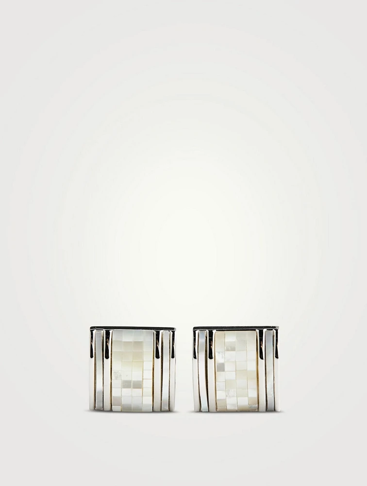 Mosaic Mother of Pearl Cufflinks