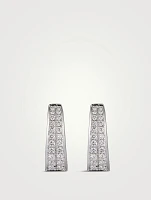 Meryl 18K Gold Huggie Earrings With Diamonds