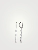 Olympia 18K White Gold Drop Earrings With Diamonds
