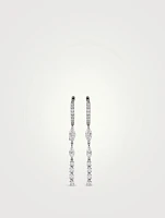 Olympia 18K White Gold Drop Earrings With Diamonds