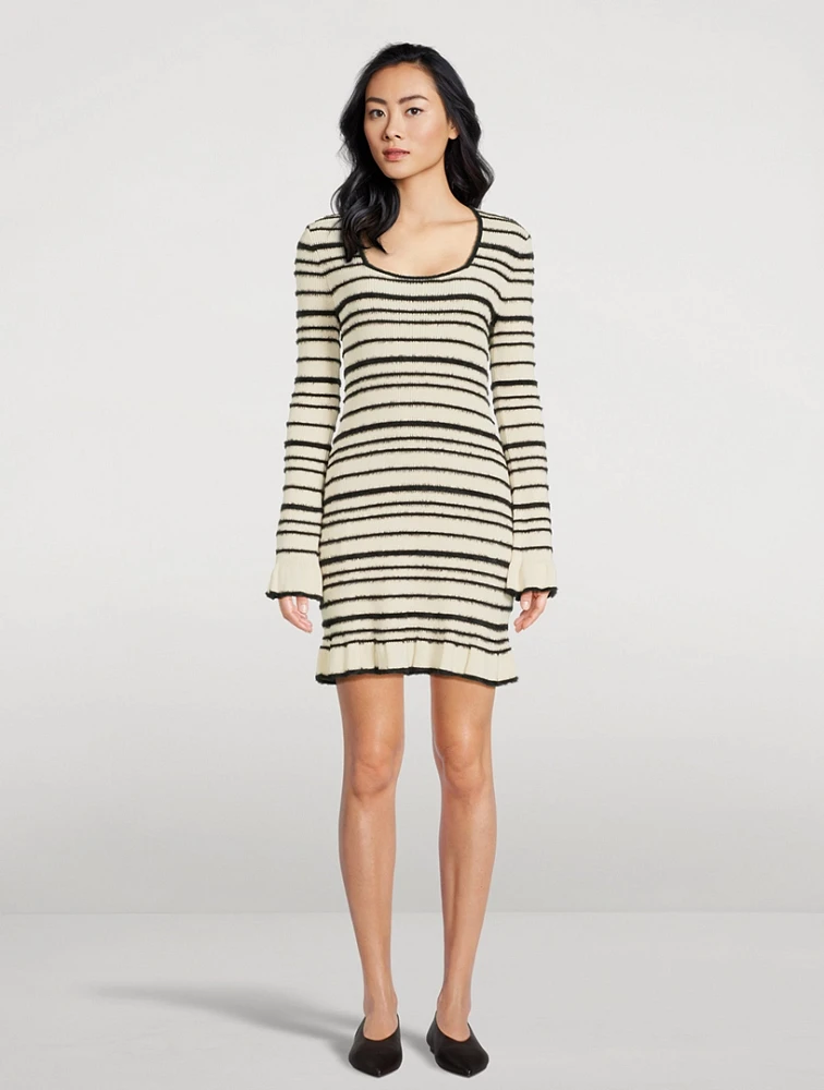 Mailey Stripe Jacquard Knit Dress