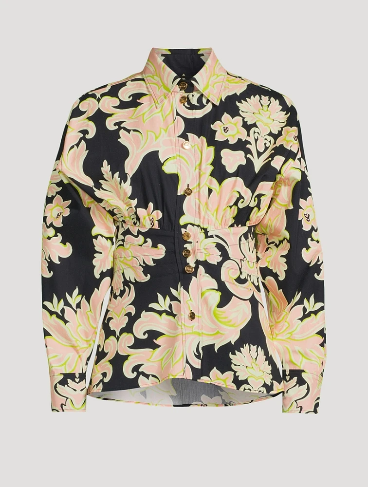 Pleated Shirt Venus Print