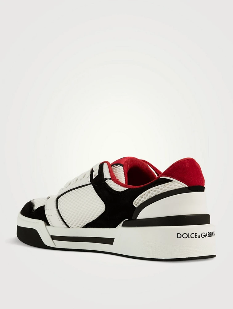 New Roma Mixed Material Sneakers