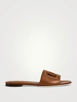 Bianca Leather Slide Sandals