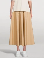 Poplin Maxi Skirt