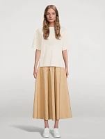 Poplin Maxi Skirt