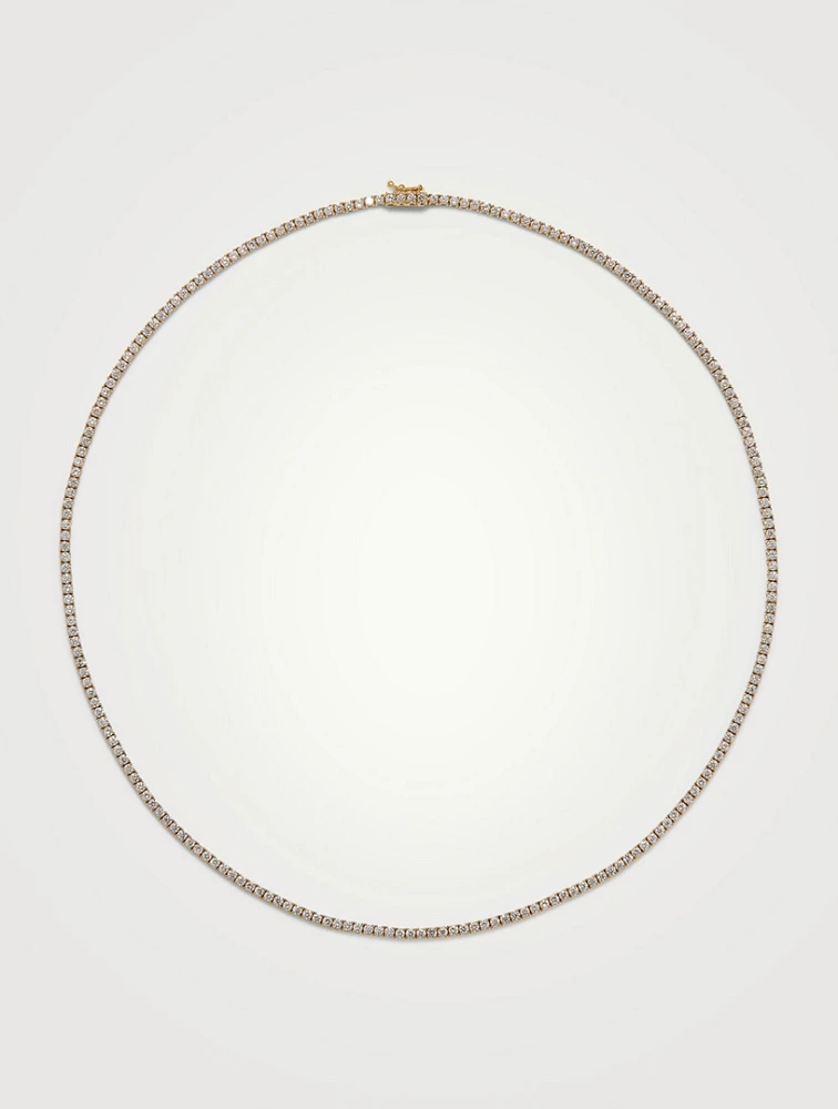 Hepburn 18K Gold Diamond Choker Necklace