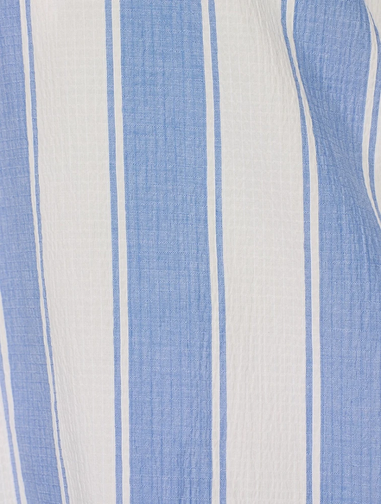 Feluka Boat Top And Shorts Set Stripe Print