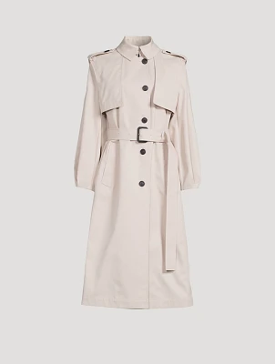 Alia Belted Trench Coat